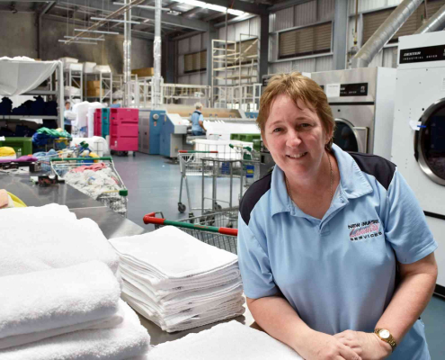 Donna steps up as Bundaberg laundry powers ahead